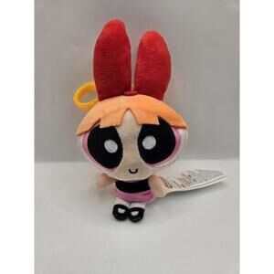 Miniso x Powerpuff Girls Blossom Plush Keychain - Rare Pink Leader Clip-On Toy